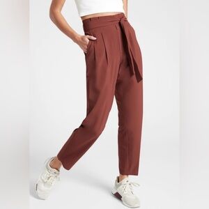 Athleta Skyline Pants II Cognac Ankle Trousers- Size 2